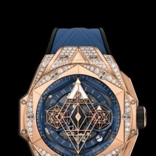 HUBLOT 위블로 상블루2 킹골드 블루 다이아 리미티드에디션