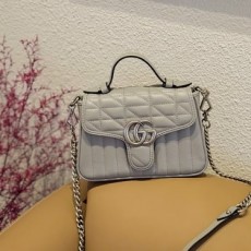 GUCCI 구찌 GG마몽 미니 탑 핸들백