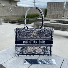 DIOR 디올 블루 어라운드 더월드 북토트(스몰)