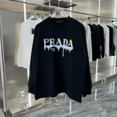 PRADA 프라다 블랙 맨투맨