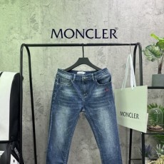 MONCLER 몽끌레어 M패치 중청 슬림 진