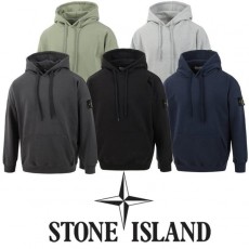 STONEISLAND 스톤아일랜드 헤비쭈리 오바핏 와펜 후드