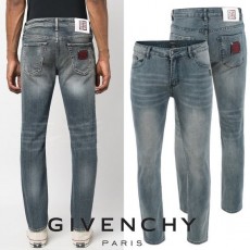 GIVENCHY 지방시 레드로고 레더패치 워싱 슬림진