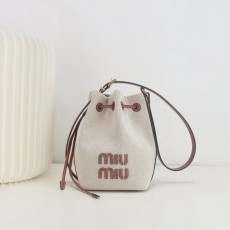 MIUMIU 미우미우 캔버스 버킷백