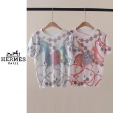 HERMES 에르메스 홀스문양 반팔니트