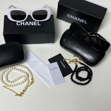 CHANEL 샤넬 진주 스트랩 선글라스