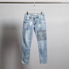 DIOR 디올 포켓벌자수 프린팅 청바지