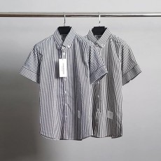 THOM BROWNE 톰브라운 히든삼선 스트라이프 반팔셔츠