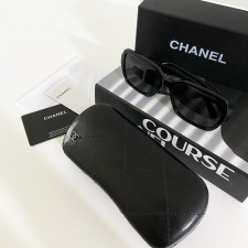 CHANEL 샤넬 레터링로고 스퀘어 선글라스