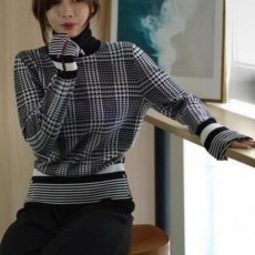 THOM BROWNE 톰브라운 블랙하운즈 폴라 니트