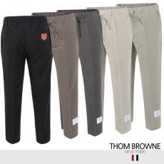 THOM BROWNE 톰브라운 코튼 밴딩 팬츠 142