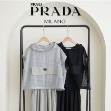 PRADA 프라다 여성 매쉬 투피스