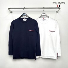 THOM BROWNE 톰브라운 포켓라운드 긴팔