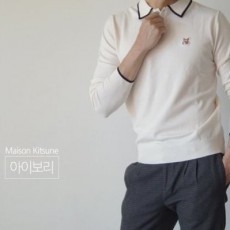 MAISON KITSUNE 메종키츠네 케시카라니트