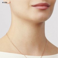 VAN CLEEF 반클리프 빈티지 알함브라 펜던트 핑크 골드  목걸이