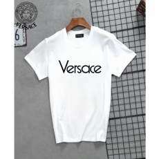 VERSACE 베르사체 빈티리 레터링 로고 라운드 반팔