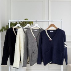 THOM BROWNE 톰브라운 하프앤하프 가디건