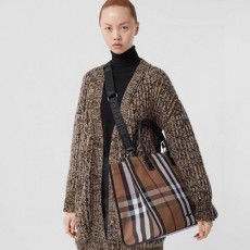 BURBERRY 버버리 캔버스 토트백