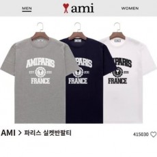 AMI 아미 파리스 실켓반팔티