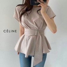 CHANEL 샤넬 벨트블라우스