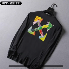 OFF WHITE 오프화이트 페인트 물감 긴팔 티셔츠