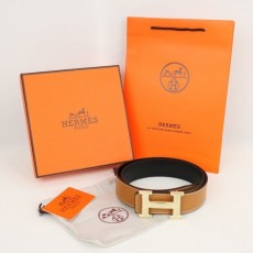 HERMES 에르메스 원버클 브라운 벨트