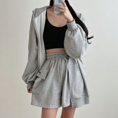 NIKE 나이키 스우시 후드카고 반바지 세트