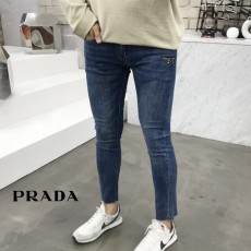 PRADA 프라다 삼각로고패치 스트레이트커팅진