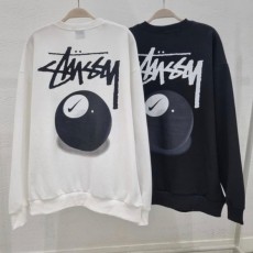 STUSSY 스투시 그림자 8볼 기모 맨투맨