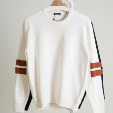 ZEGNA 제냐 패널 울 니트 풀오버