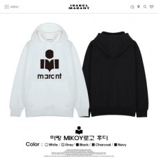 ISABEL MARANT 이자벨마랑 MOKOY로고 특양면후디