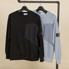 STONEISLAND 스톤아일랜드 가슴 배색 지퍼 맨투맨