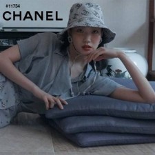 CHANEL 샤넬 CC로고 지드래곤 데님 버킷햇