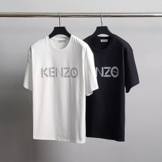 KENZO 켄조 라인 레터링 코튼 반팔티